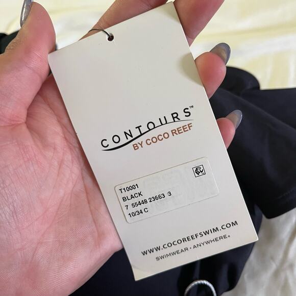 NWT Contours Coco Reef Signature Marquise Underwire One Piece Swim Wmns 10 34C - Picture 11 of 14